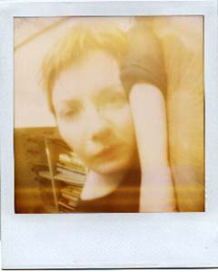 self-portrait pinhole polaroid