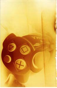 Playstation console pinhole photograph RA4 Process